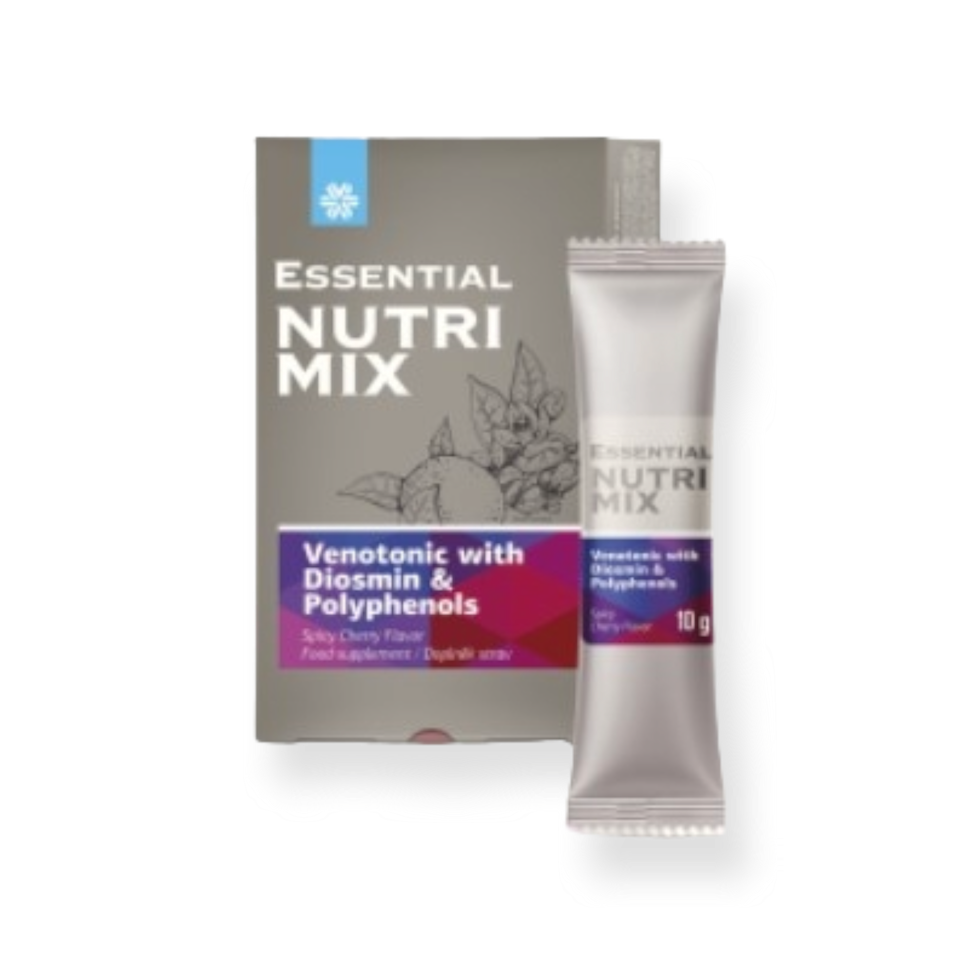 Essential Nutrimix. Venotonic s diosmínom a polyfenolmi (korenistá čerešňová príchuť), 80 g