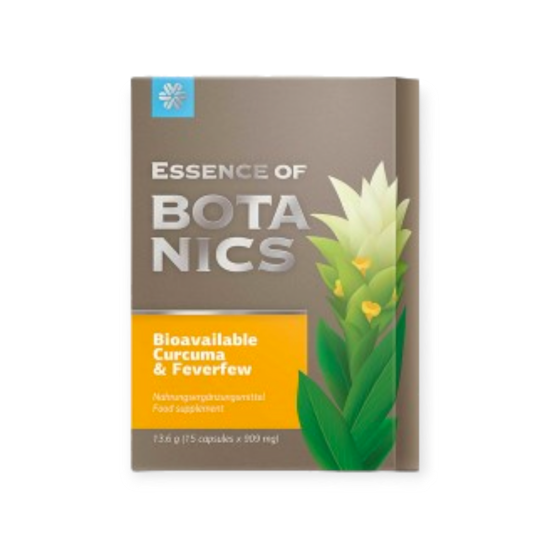 Essence of Botanics. Bioavailable Curcuma & Feverfew
