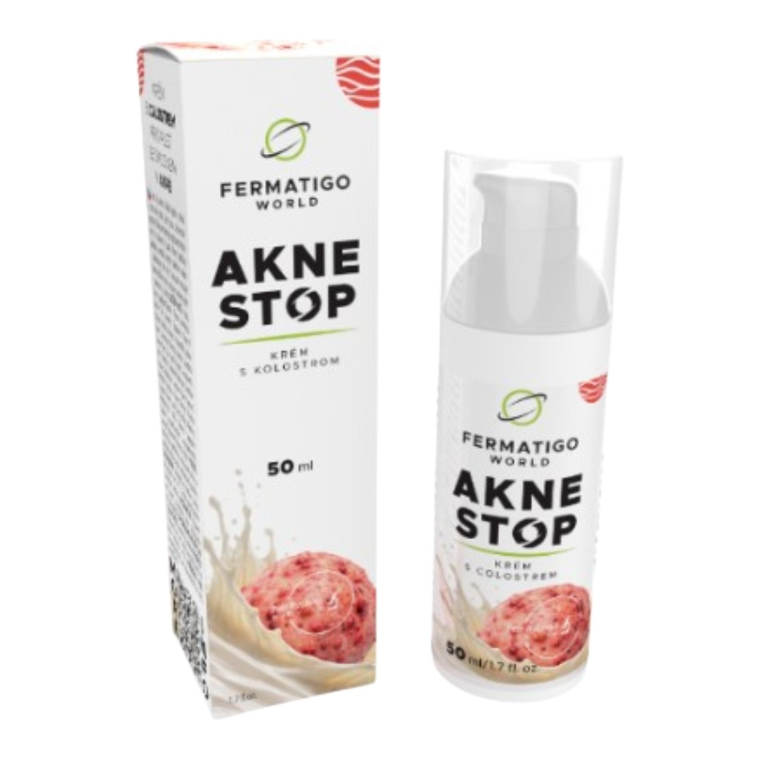 AkneStop 50 ml – krém s kolostrom pre pleť so sklonom k akné