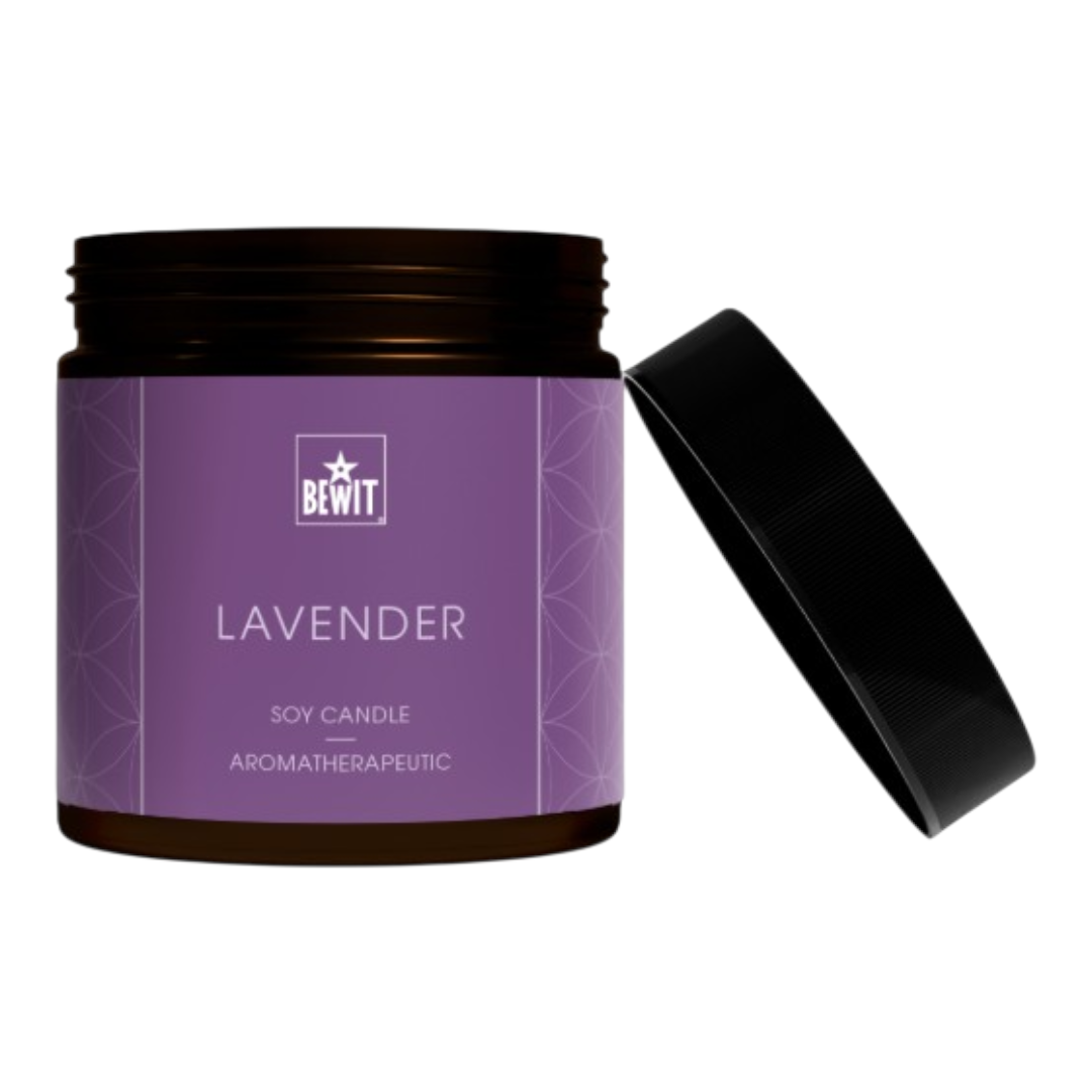 Sójová sviečka - LEVANDUĽA 100g